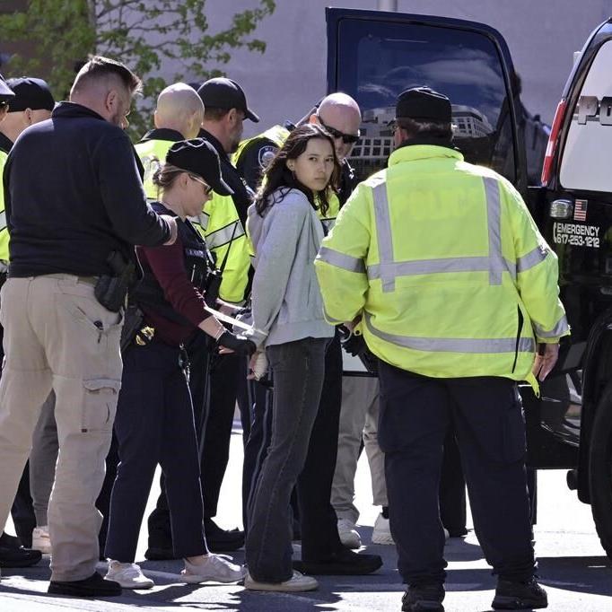 Several people detained as protesters block parking garage at Massachusetts Institute of Technology